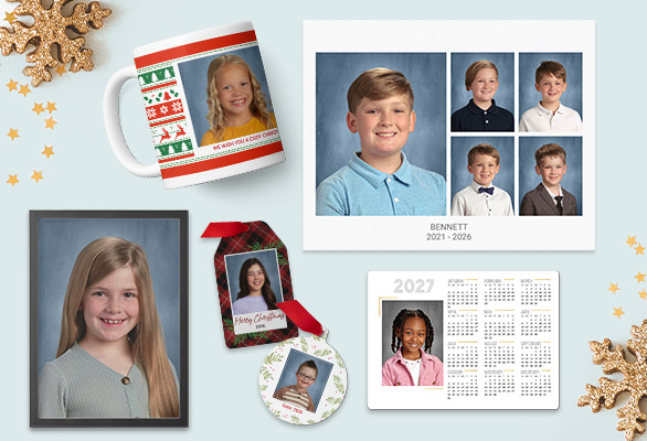 MyCollection products featuring school photography.