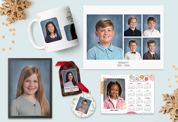 MyCollection products featuring school photography.