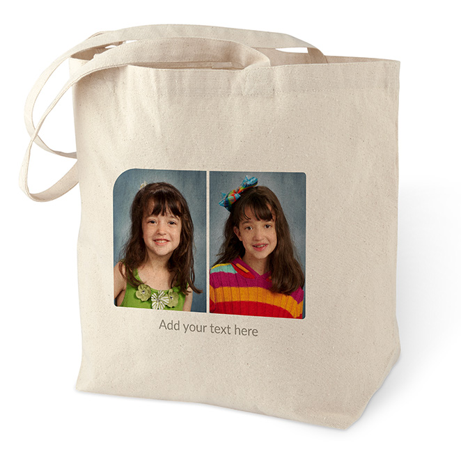 Modern Curve 2-Photo Tote | MyCollection.Lifetouch.com